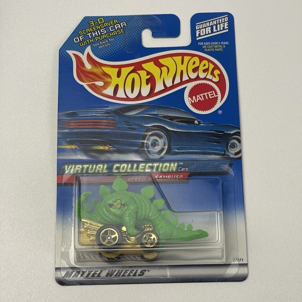 Mattel Hot Wheels Virtual Collection Speed A Saurus 2000 Green